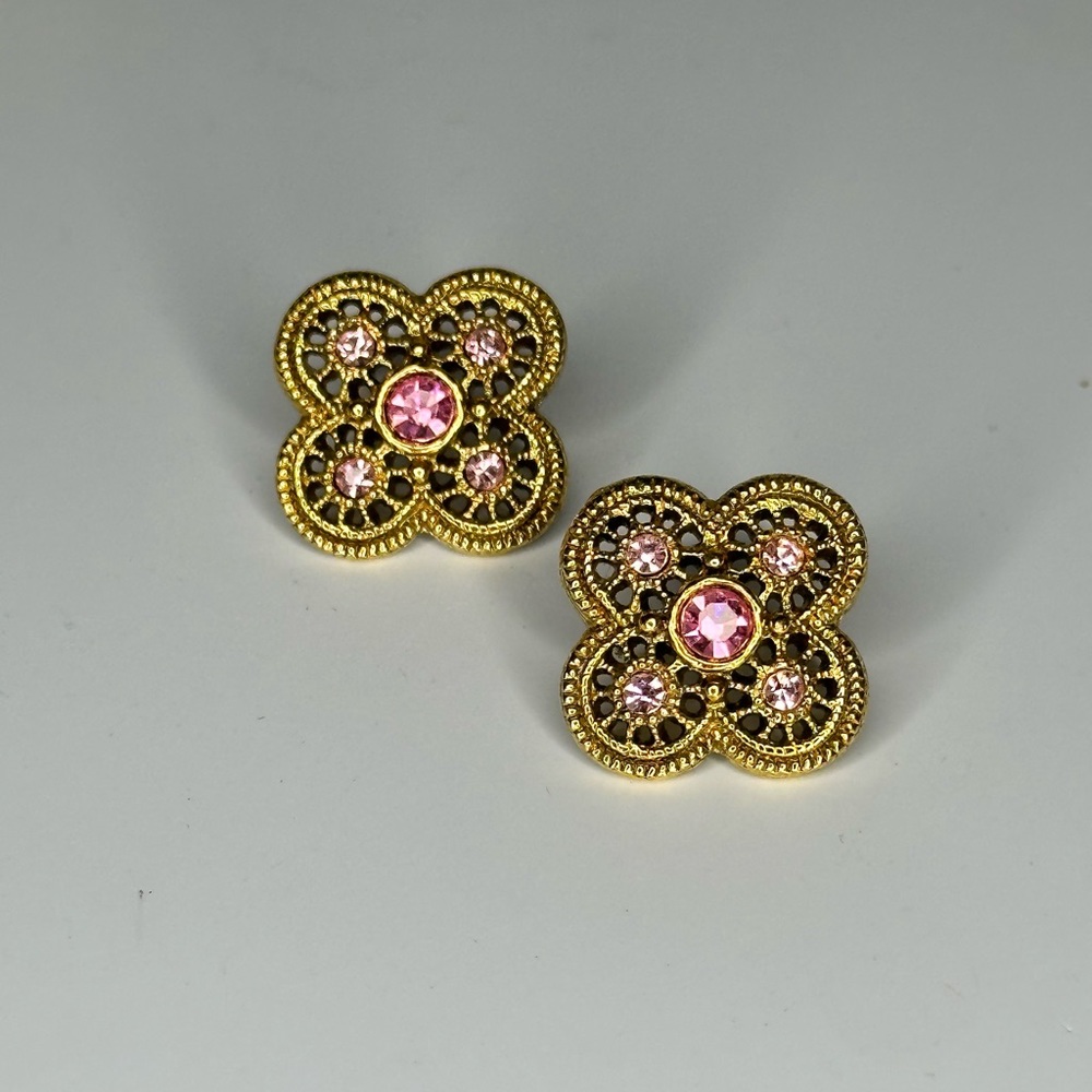 Golden Clover Earrrings